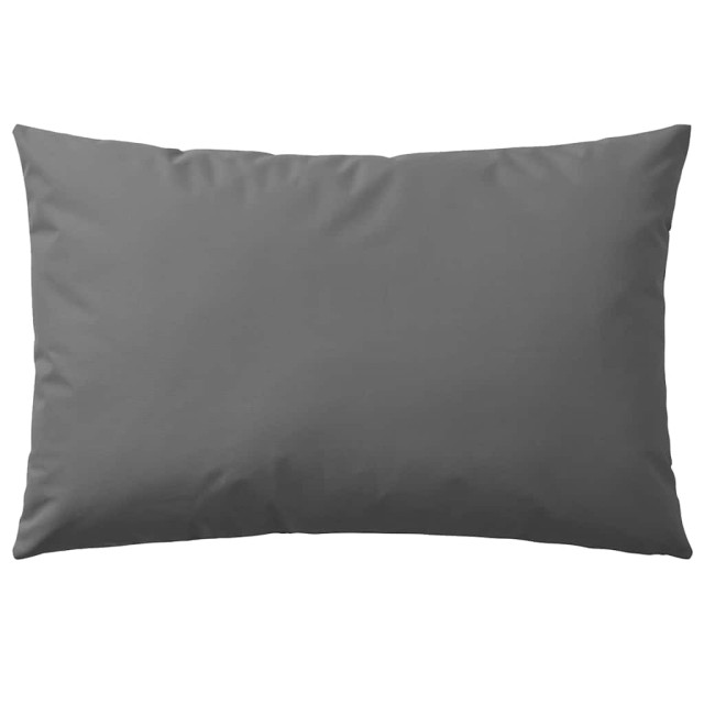 Oreiller d'extérieur lot de 2 60 x 40 cm Gris
