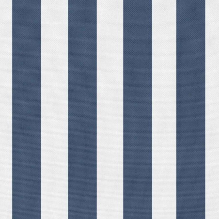 Oreiller d'extérieur lot de 2 Impression rayure 45 x 45 cm Bleu