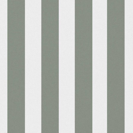 Oreiller d'extérieur lot de 2 Impression rayure 45 x 45 cm Gris