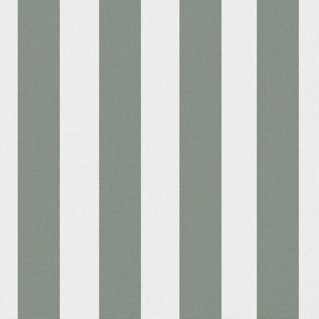 Oreiller d'extérieur lot de 4 Impression rayure 45 x 45 cm Gris