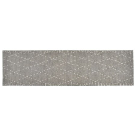 Tapis de cuisine lavable impression losange 45x150 cm velours