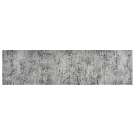 Tapis de cuisine lavable impression béton 45x150 cm velours 2