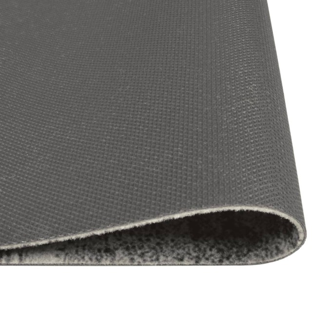 Tapis de cuisine lavable impression béton 45x150 cm velours