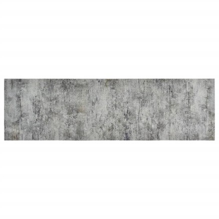 Tapis de cuisine lavable impression béton 60x180 cm velours 2