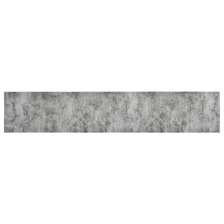 Tapis de cuisine lavable impression béton 60x300 cm velours
