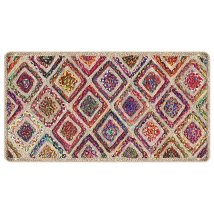 Tapis lavable multicolore 80x150 cm antidérapant 2