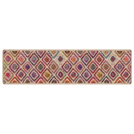 Tapis lavable multicolore 80x300 cm antidérapant 2