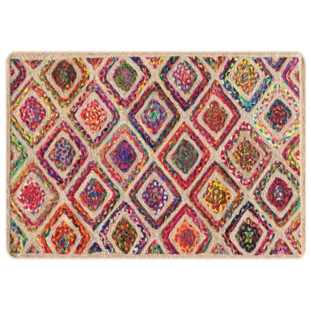 Tapis lavable multicolore 160x230 cm antidérapant 2