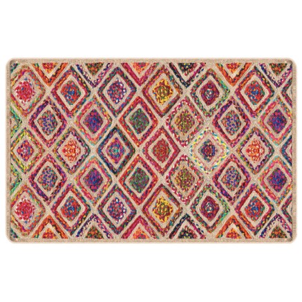 Tapis lavable multicolore 190x300 cm antidérapant 2