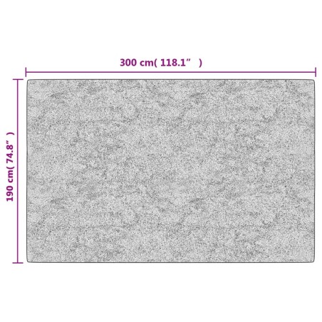 Tapis lavable multicolore 190x300 cm antidérapant