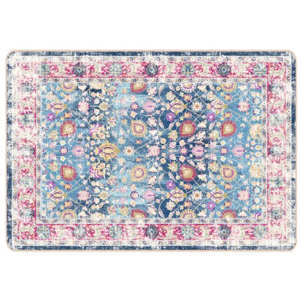 Tapis lavable multicolore 160x230 cm antidérapant 2