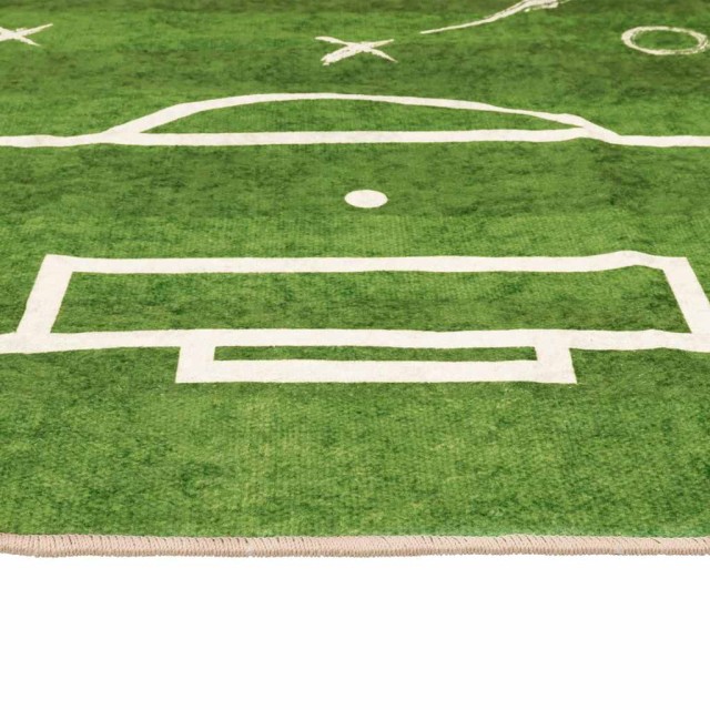 Tapis enfant 160x230cm terrain de football antidérapant lavable