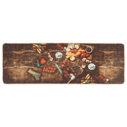 Tapis de cuisine multicolore 60x180 cm lavable antidérapant 2
