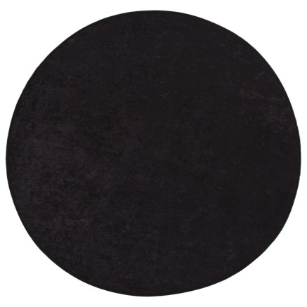 Tapis lavable anthracite Ø 200 cm antidérapant 2