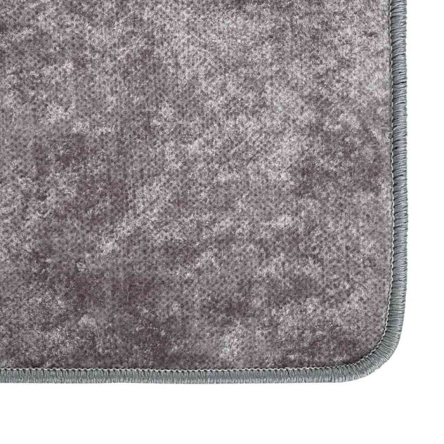 Tapis lavable gris 400x300 cm antidérapant