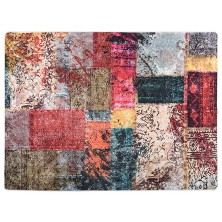 Tapis lavable multicolore 400x300 cm antidérapant 2