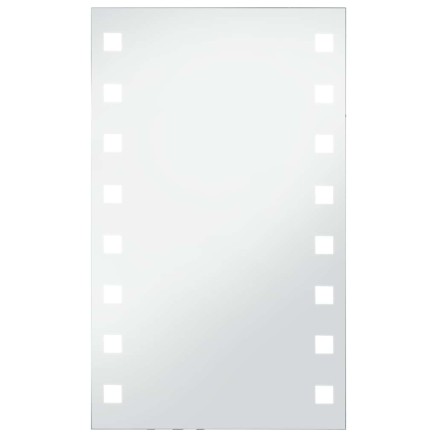 Miroir mural à LED pour salle de bains 60x100 cm 2