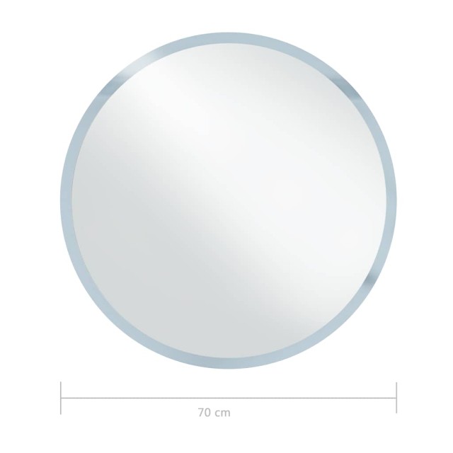 Miroir à LED pour salle de bain 70 cm