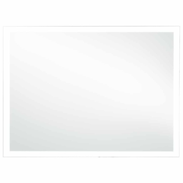 Miroir mural à LED pour salle de bains 100x60 cm