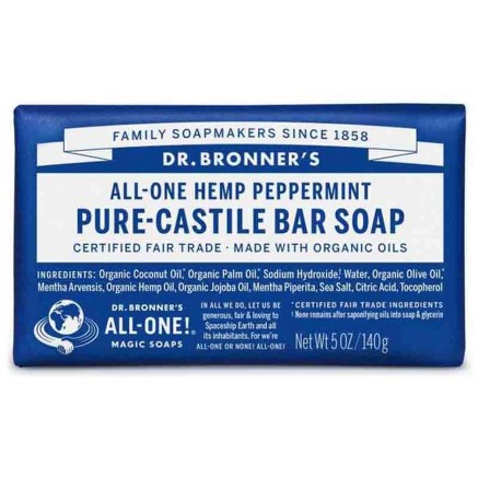 Jabón de Manos Dr Bronner's All One Hemp Peppermint 140 g