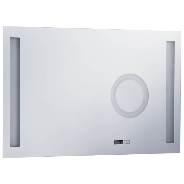 Miroir mural à LED de salle de bain et capteur tactile 100x60cm