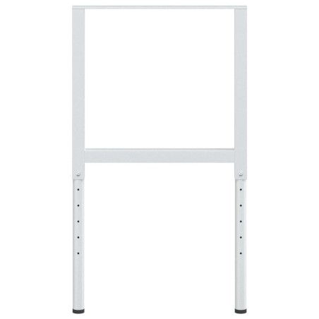 Cadres d'établi réglables 2 pcs Métal 55x(69-95,5) cm Gris