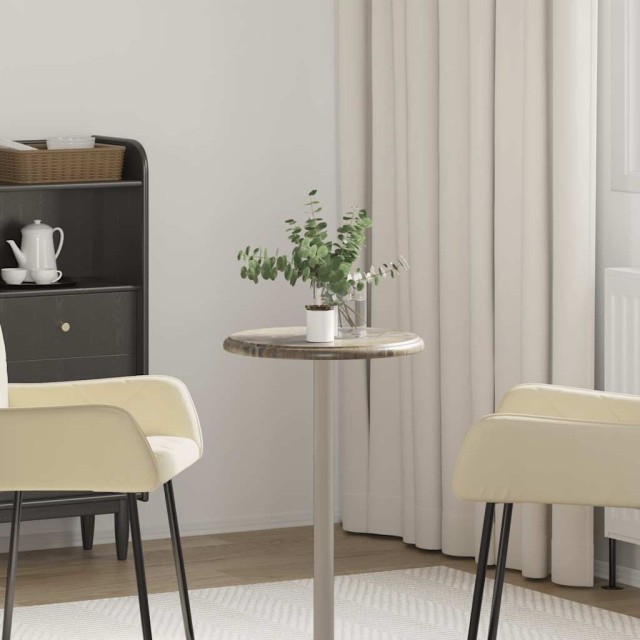 Dessus de table Gris Ø40x2,5 cm Marbre