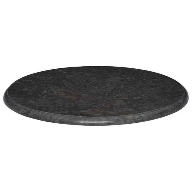 Dessus de table Noir Ø60x2,5 cm Marbre