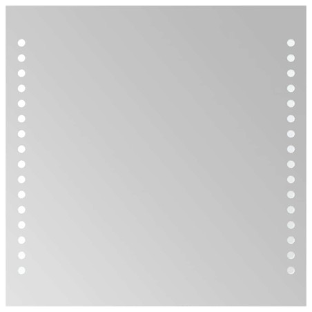 Miroir de salle de bain à LED 30x30 cm