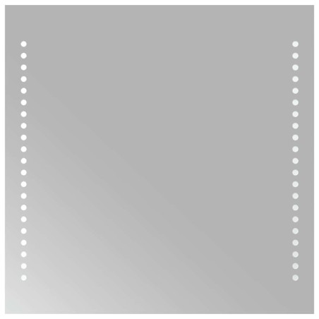 Miroir de salle de bain à LED 40x40 cm