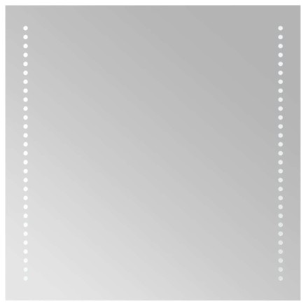 Miroir de salle de bain à LED 50x50 cm 2