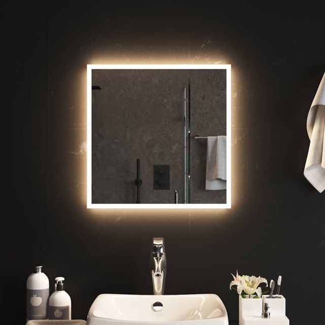 Miroir de salle de bain à LED 50x50 cm