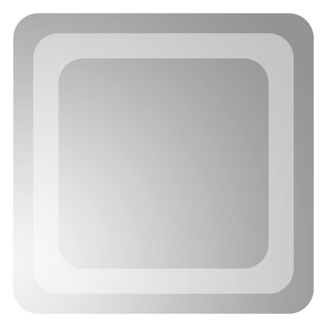 Miroir de salle de bain à LED 30x30 cm