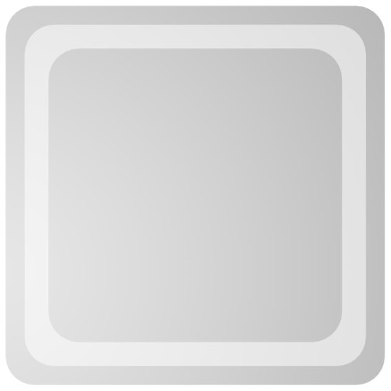 Miroir de salle de bain à LED 40x40 cm 2