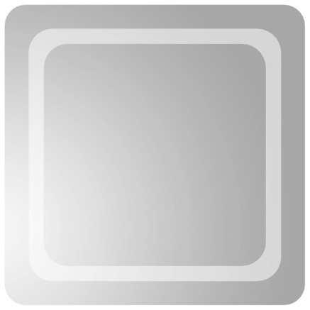 Miroir de salle de bain à LED 50x50 cm 2