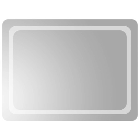 Miroir de salle de bain à LED 80x60 cm