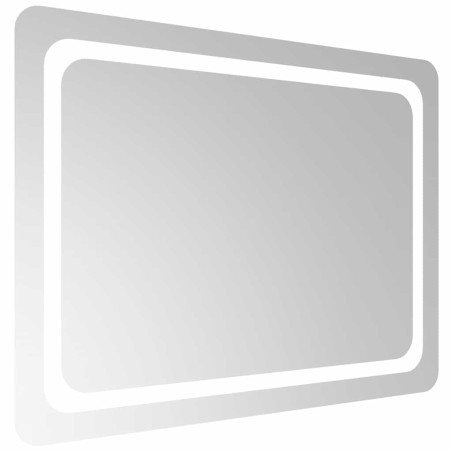 Miroir de salle de bain à LED 80x60 cm