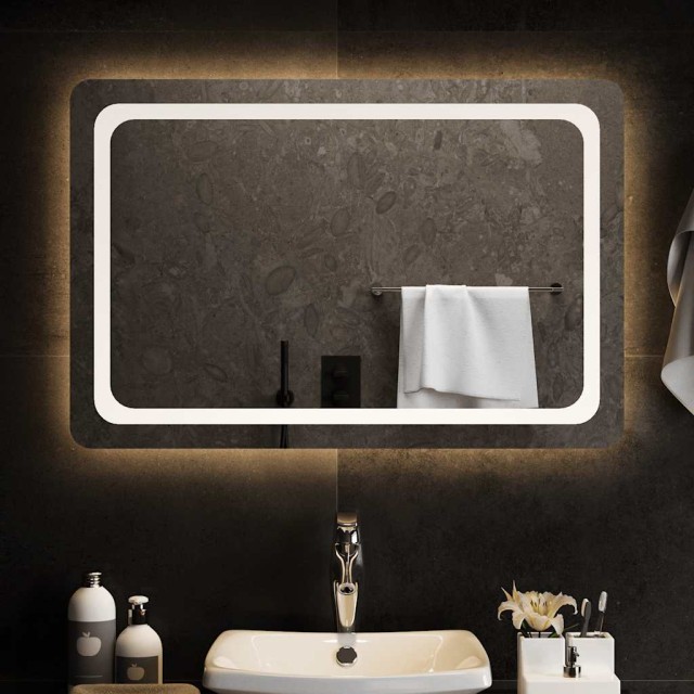 Miroir de salle de bain à LED 90x60 cm
