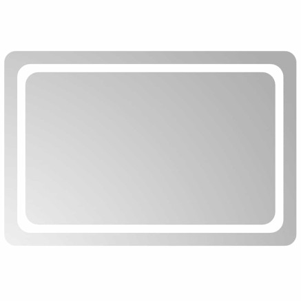 Miroir de salle de bain à LED 90x60 cm 2