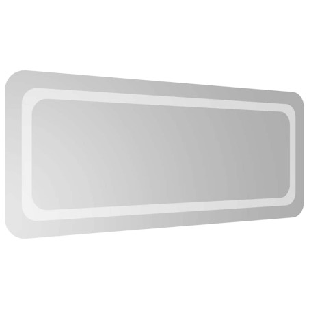 Miroir de salle de bain à LED 100x40 cm