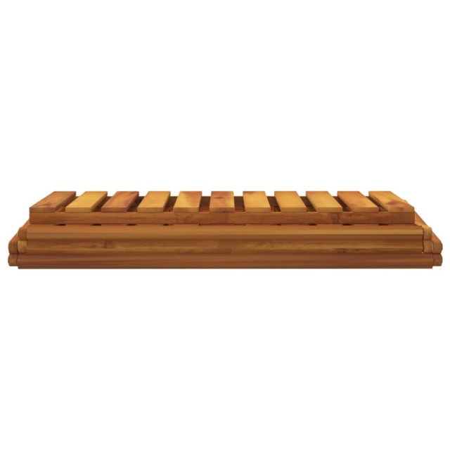 Étagère pliable à 3 niveaux Marron 70x31x63 cm Bois d'acacia