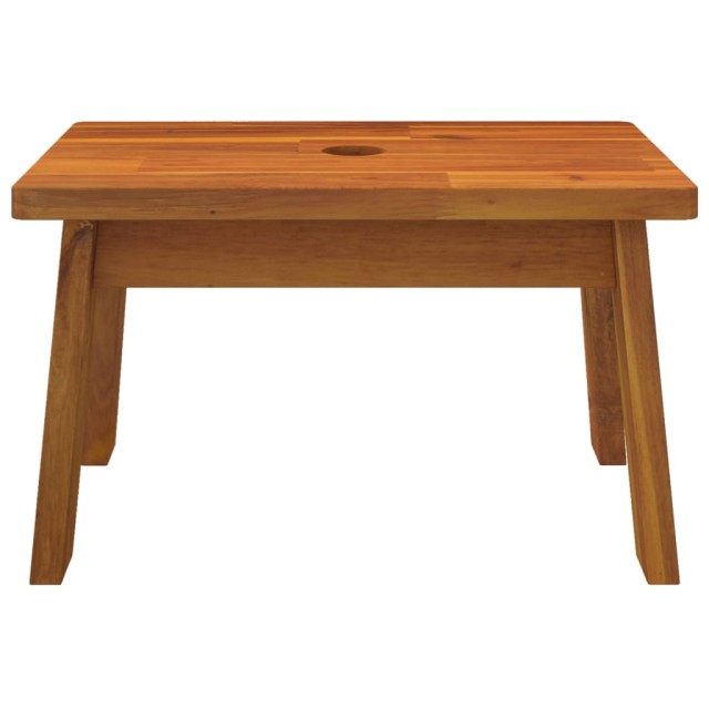 Tabouret-escabeau 38x26x22 cm Bois d'acacia solide