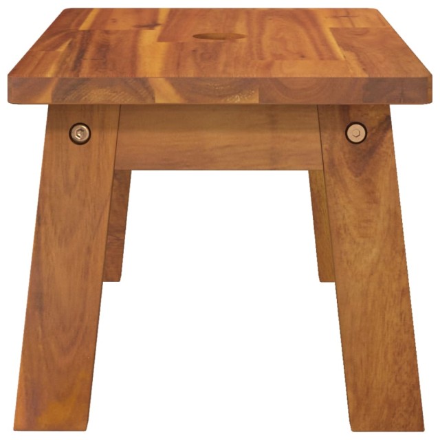 Tabouret-escabeau 38x26x22 cm Bois d'acacia solide