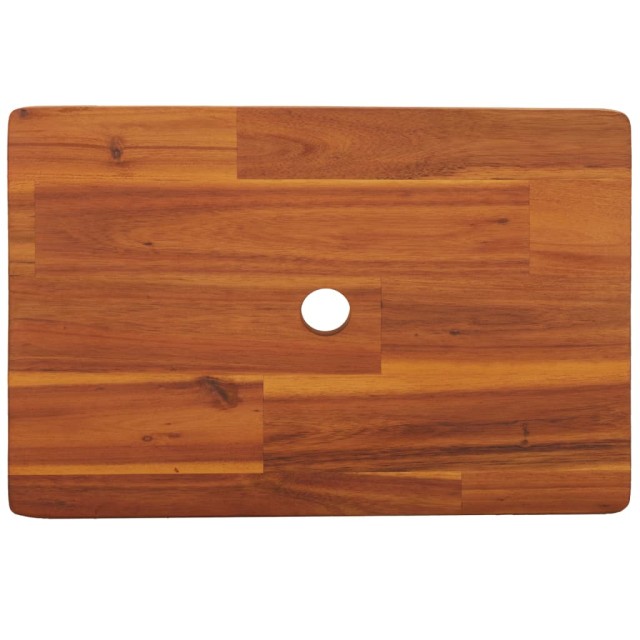 Tabouret-escabeau 38x26x22 cm Bois d'acacia solide