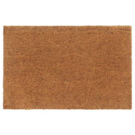 Tapis de porte naturel 65x100 cm fibre de coco touffeté