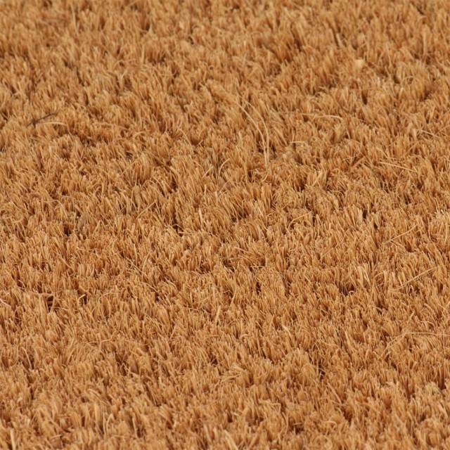 Tapis de porte naturel 80x100 cm fibre de coco touffeté