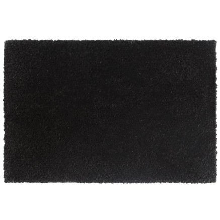 Tapis de porte 5 pcs noir 40x60 cm fibre de coco touffeté 2