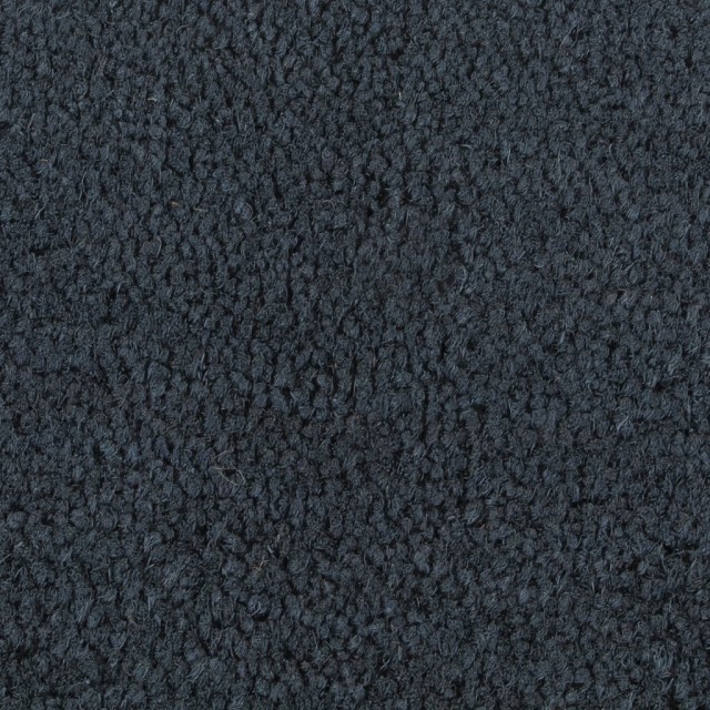 Tapis de porte gris foncé demi-rond 50x80 cm