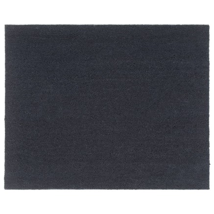 Tapis de porte gris foncé 80x100 cm fibre de coco touffeté