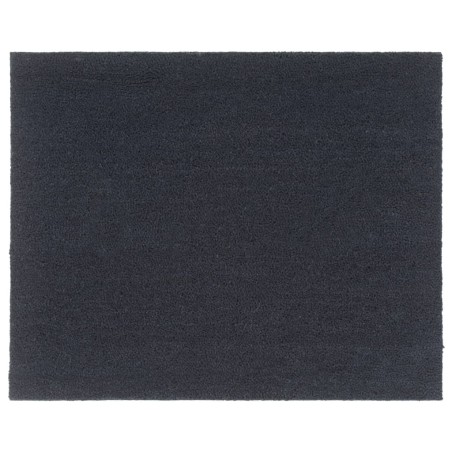 Tapis de porte gris foncé 80x100 cm fibre de coco touffeté